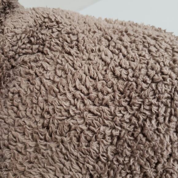 True Grit Sherpa Collared Soft Quarter Zip Front Pullover Long Sleeves Jacket - Picture 9 of 11